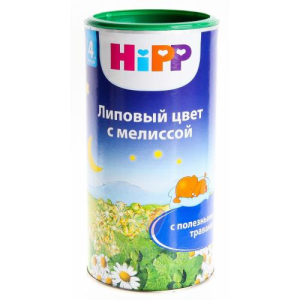 Хипп чай 200г. липовый цвет + мелисса  [hipp]