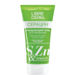 Либридерм серацин гель для умывания 150мл очищающий д/жирной кожи и с акне