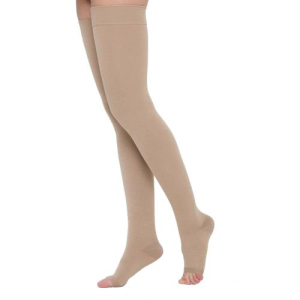 Центр компресс Чулки до бедра №2/ПАРА/ компр.1 /18-21мм рт.ст/крем/ 