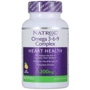 Натрол омега 3-6-9 комплекс капсулы 1600мг №60 бад