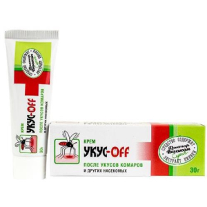 Укус-офф крем после укусов 30г комаров и др. насекомых