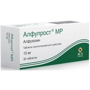 Алфупрост мр таблетки с пролонгированным высвобождением 10мг №30