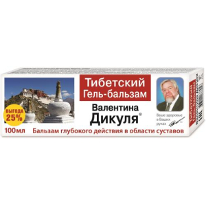 Валентина дикуля тибетский гель-бальзам 100мл