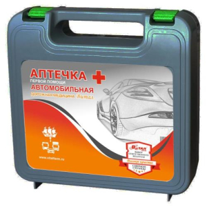 Виталфарм аптечка автомобильная дорожная медицина тип 10/2/8816