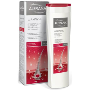 Алерана шампунь для волос био кератин восстан. 250мл