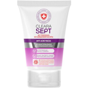 Клерасепт анти-акне маска для лица антибактер. д/пробл.кожи
