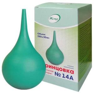 Виталфарм спринцовка 380мл пвх №14а мягк након