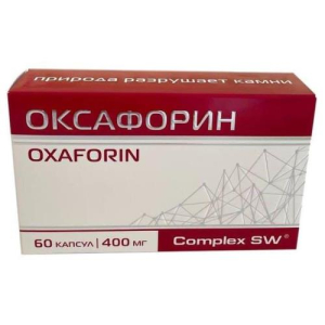 Оксафорин капсулы 400мг №60 бад