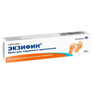 Экзифин крем для наружного применения 1% 10г