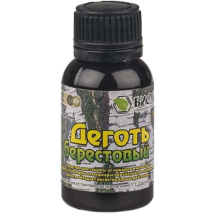 Деготь березовый 50мл. 18% (берестовый) /биолит/