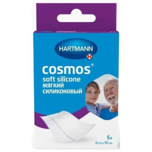 Космос пластырь №5 софт силикон 6х10см