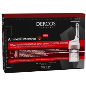 Виши деркос аминексил интенсив 5 средство 6мл №21 п/выпад волос д/мужчин