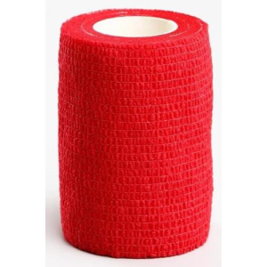 Пеха-хафт бинт эластичный самофиксирующийся №1 10смх4м б/лат. крас.