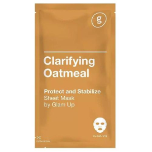 Глам ап маска для лица тканевая 21г с экстр овса очищ