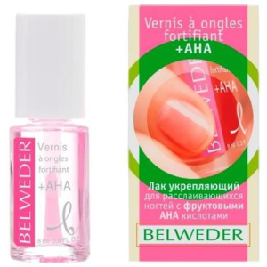Бельведер лак 8мл укрепл д/расслаив ногтей с фрукт ана кислотами
