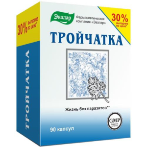 Эвалар тройчатка капсулы 420мг №90 бад