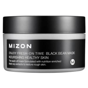 Мизон маска для лица 100мл а/возраст с черн соевыми бобами