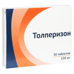 Толперизон таблетки покрытые пленочной оболочкой 150мг №30/озон