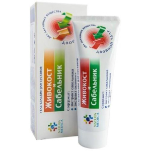 Натура медика гель-бальзам для суставов 85мл живокост + сабельник