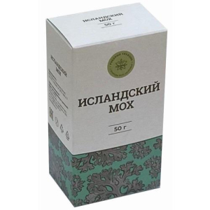 Исландский мох сырье растительное измельченное 50г (цетрария исландская)бад