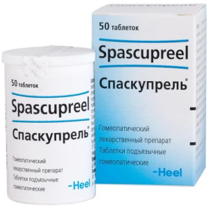 Спаскупрель таблетки подъязычные гомеопатические №50 Спаскупрель таблетки подъязычные гомеопатические №50