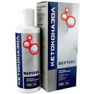 Кетоконазол вертекс шампунь лекарственный 2% 150г
