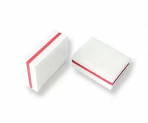 Маникюр баф для полировки ногтей двусторонний абразивная 80*180 микс