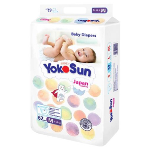 Йоко сан подгузник 5-10кг. р.м №62 [yokosun]