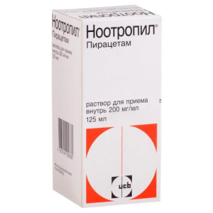 Ноотропил раствор для приема внутрь 200мг/мл 125мл