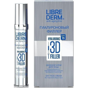 Либридерм гиалуроновый филлер 3d крем для лица 30мл дневной spf15