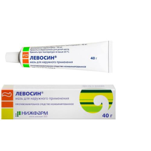 Левосин мазь для наружного применения 40г/нижфарм