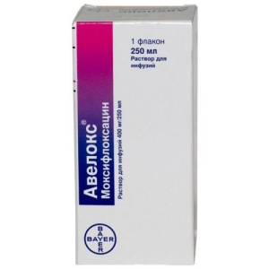 Авелокс раствор для инфузий 1.6мг/мл 250мл №1