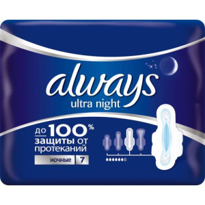 Олвэйз ультра найт прокладки гигиенические №7 ночные део