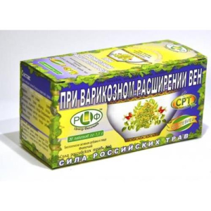 Сила российских трав №6 фиточай 1,5г №20 при варикозном расширении вен