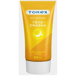 Торекс гель-смазка 50мл тропический банан