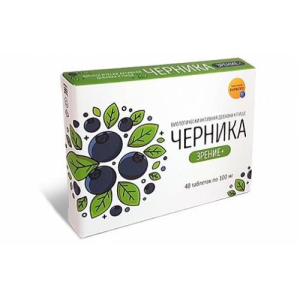 Черника форте с лютеином таблетки 100мг №40 зрение бад