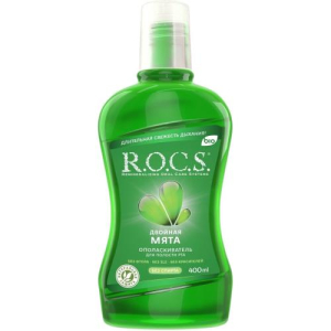Рокс ополаскиватель для полости рта 400мл двойная мята