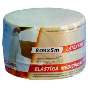 Лаума бинт медицинский эластичный 8смx5м