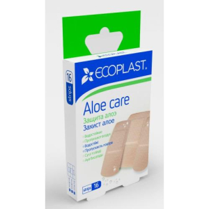Экопласт набор пластырей медицинских №16 полимерный алоэ кэа