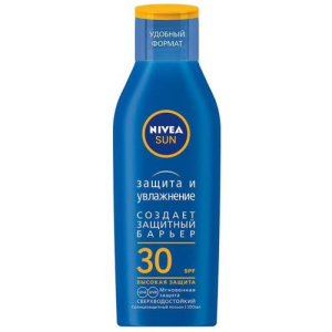Нивея сан лосьон солнцезащит. увлажн. spf30 100мл. [nivea]
