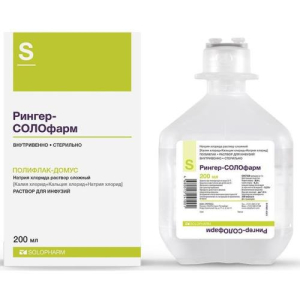 Рингер-солофарм раствор для инфузий 200мл №1