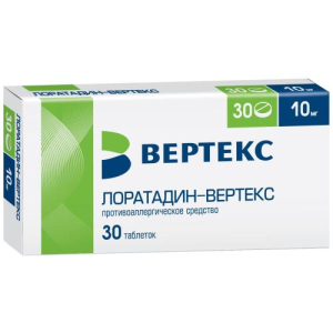 Лоратадин-вертекс таблетки 10мг №30