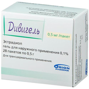 Дивигель гель трансдермальный 0.1% 0.5г №28
