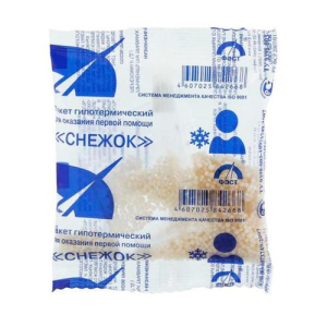 Снежок пакет гипотермический д/оказания первой помощи