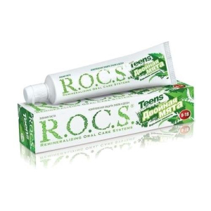 Рокс тинс зубная паста 74г двойная мята 8-18лет