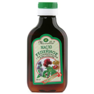 Мирролла репейное масло для волос 100мл с касторовым маслом и витаминами