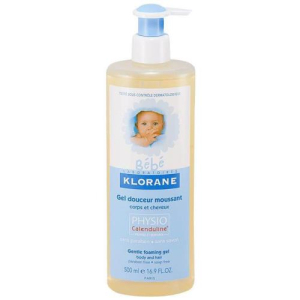 Клоран бебе гель для волос и тела 500мл мягкий пенящ с календулой
