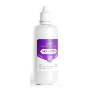 Акридерм ск раствор для наружного применения  0,05% + 2% 50мл