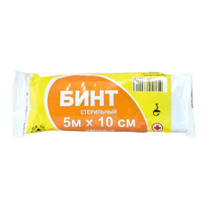 Верамед бинт медицинский марлевый стерильный 5мх10см