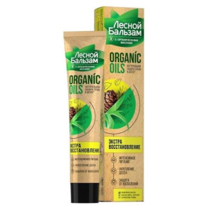 Лесной бальзам органик оилс зубная паста 75мл с органическими маслами и алоэ экстра восстанавливающая